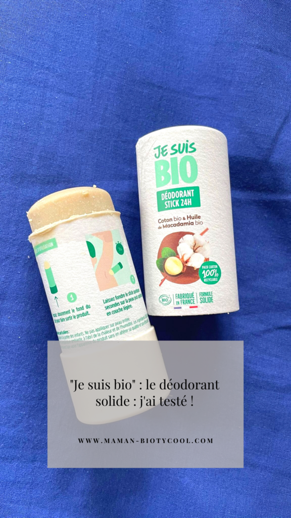 Je suis d'abord passé aux déodorants à billes puis crèmes et j'ai testé le déodorant de la marque "je suis bio" : voici mon avis !