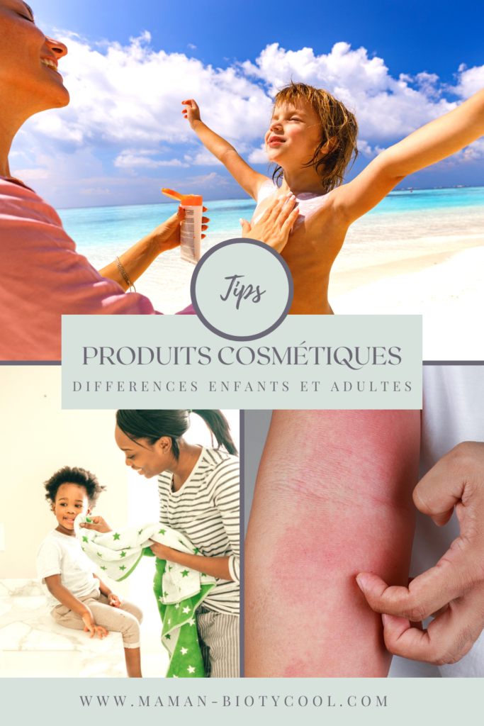 Quand on se balade dans le rayon gel douche et shampoing des supermarchés (dont je ne suis pas franchement fan !) ou encore les différentes boutiques en lignes bio, se pose rapidement la question si les produits cosmétiques sont utilisables pour les enfants et les adultes ! Pourquoi cela ne serait il pas possible ?